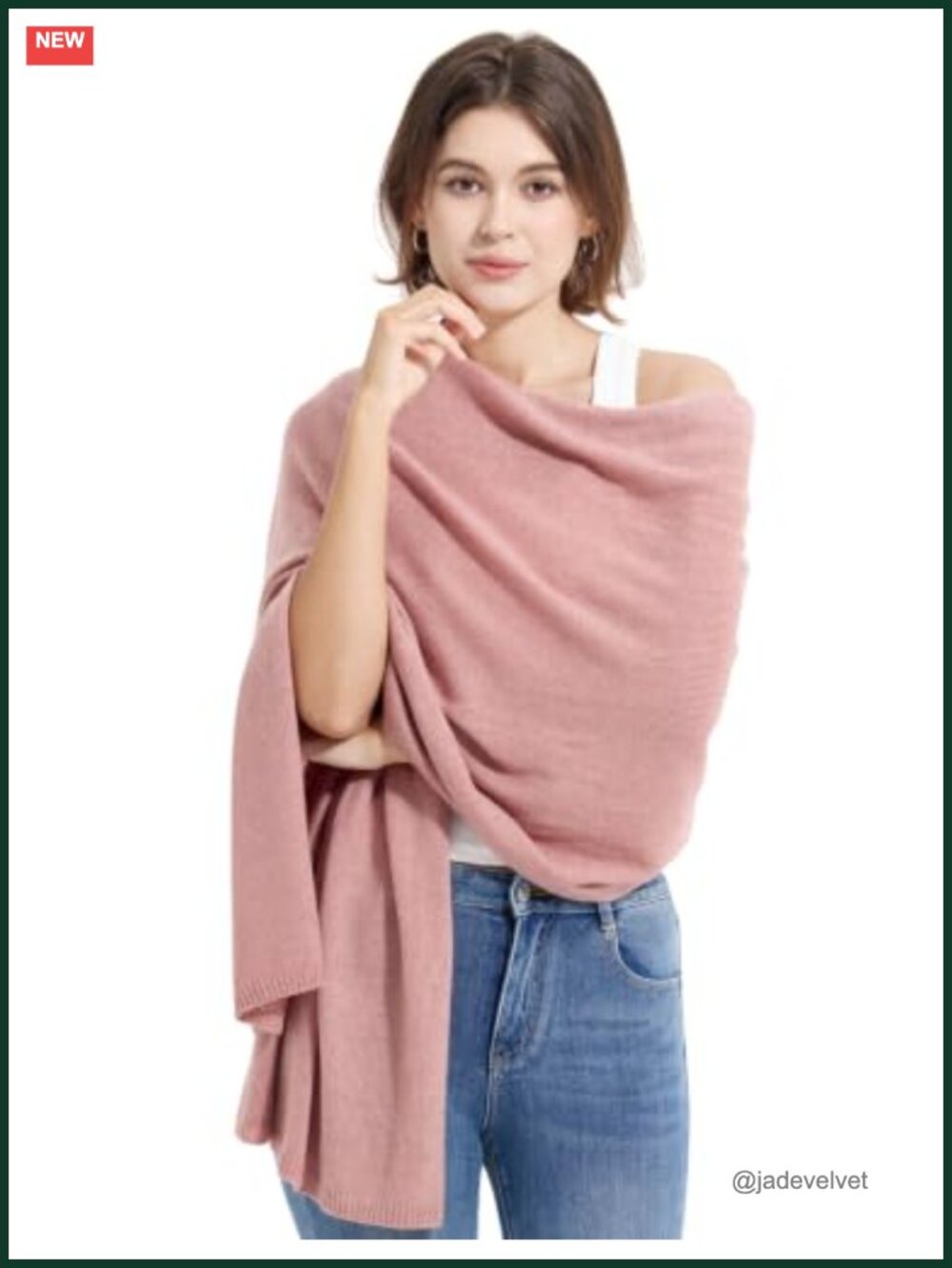 Chic Cashmere Wool Blend Wrap Pashmina Shawl Stole Travel Blanket Scarf